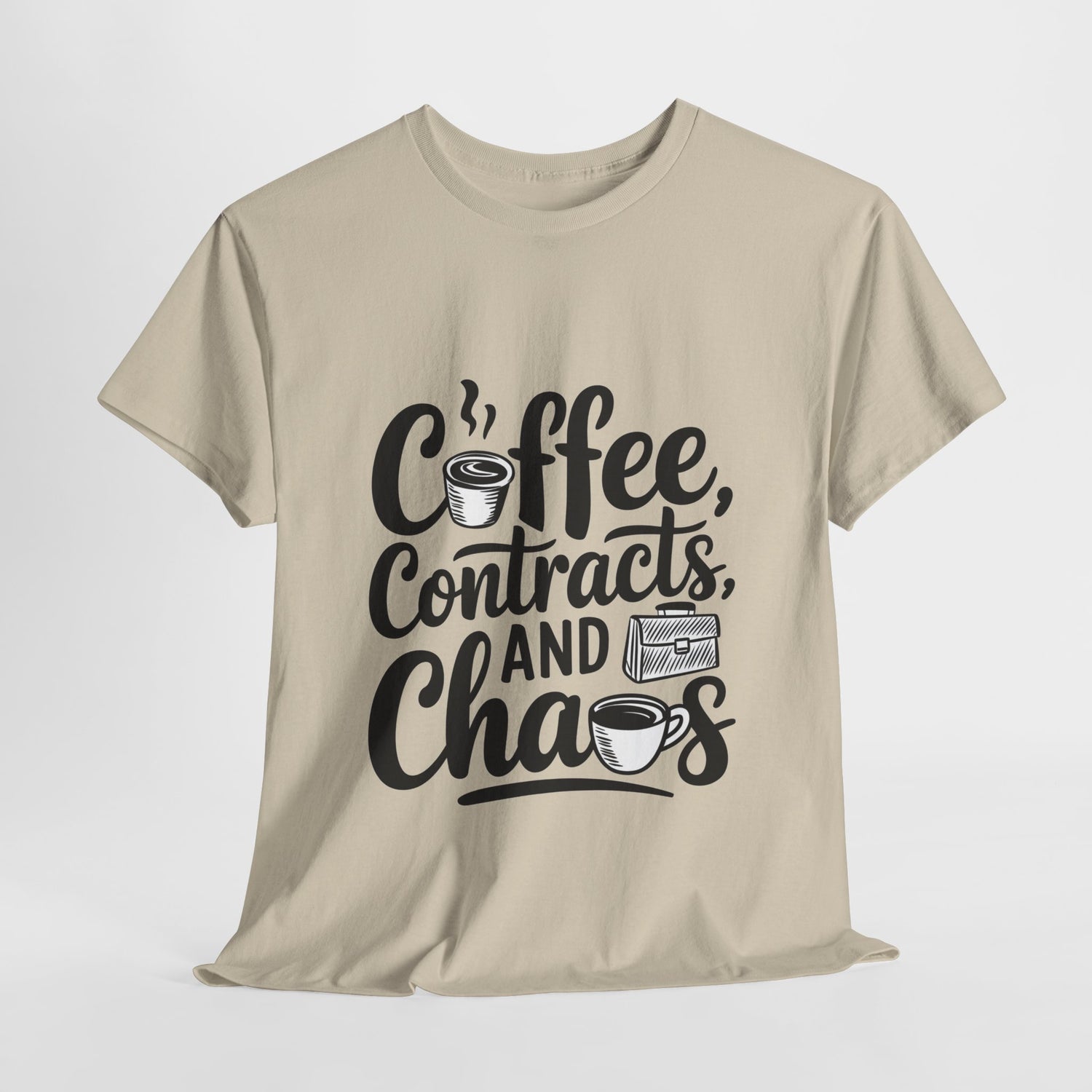 Coffee Contracts and Chaos T-Shirt